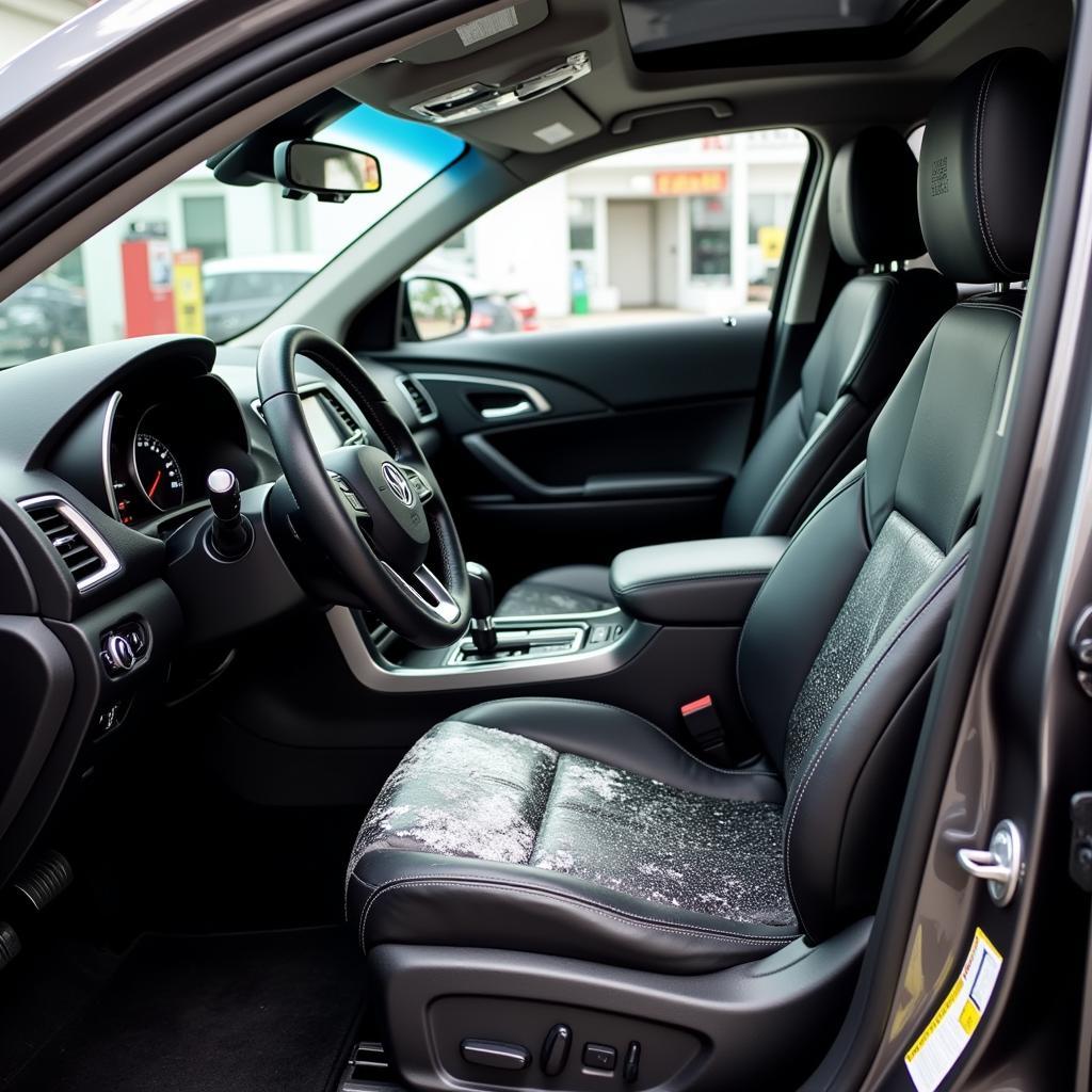 Interior car detailing in Middleburg Heights Ohio