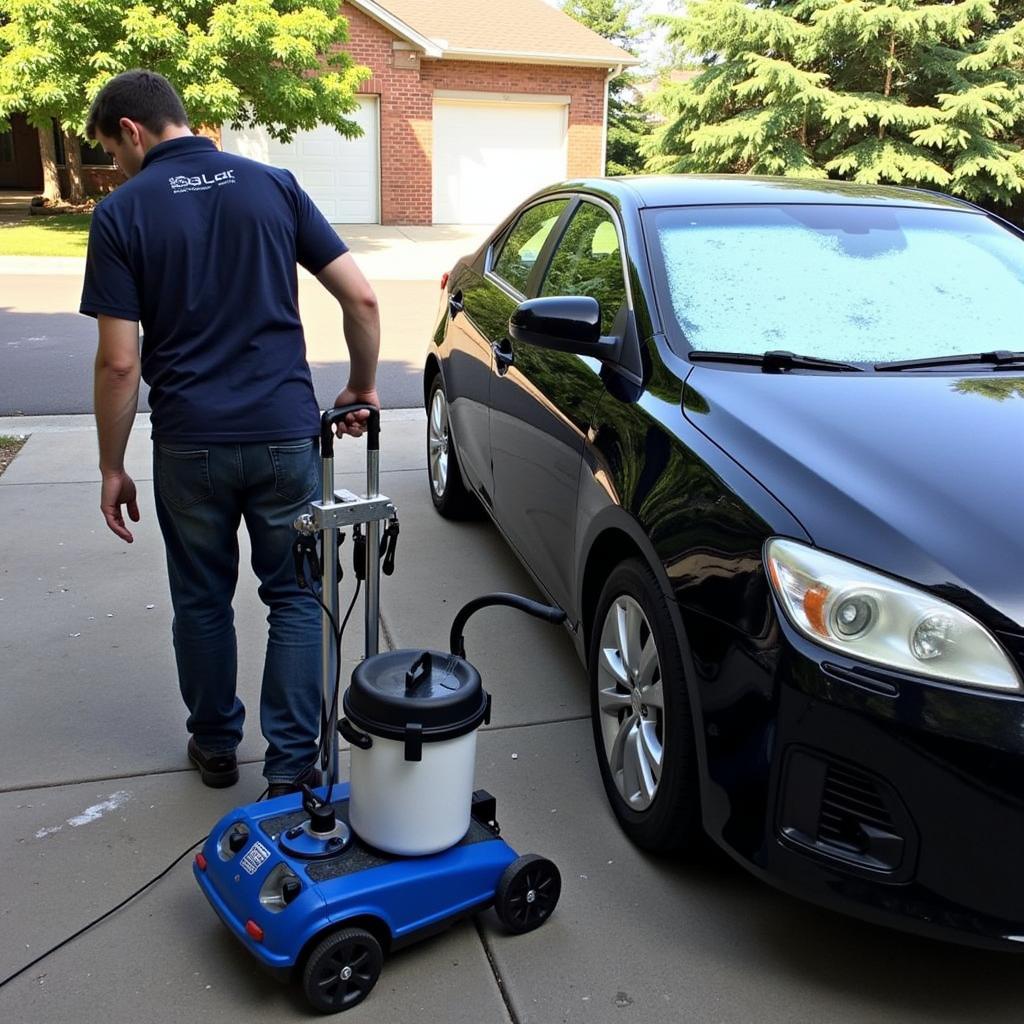 Mobile Car Detailer at Work in 2018