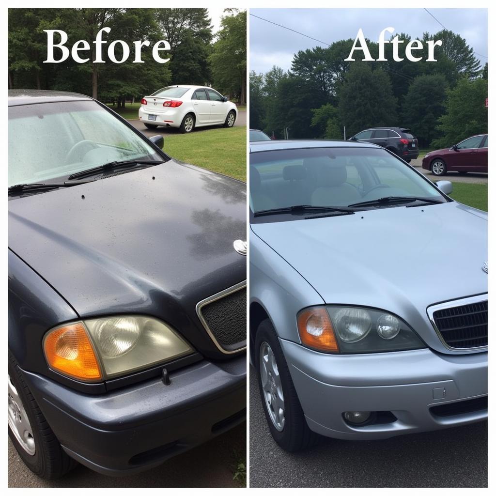 Impressive Before & After Mobile Car Detailing Transformation