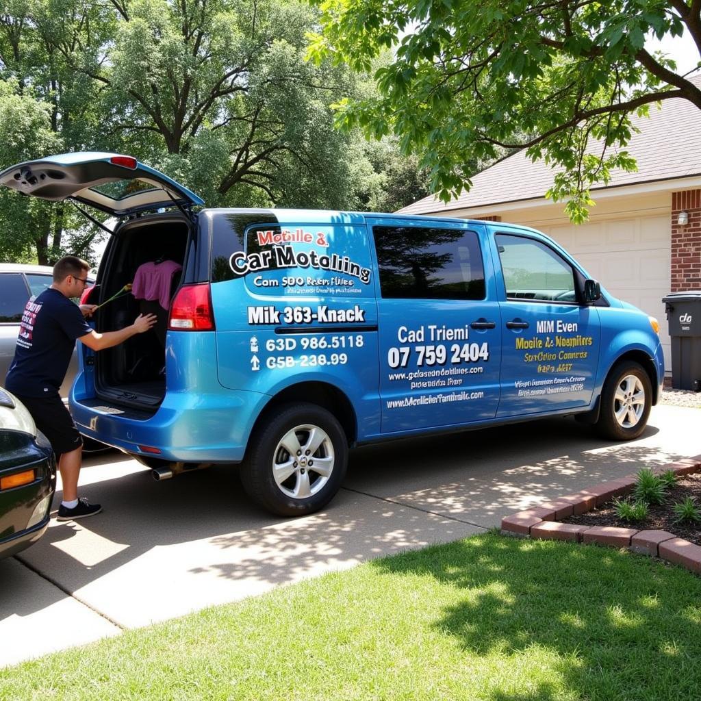 Mobile car detailing service in Burleson