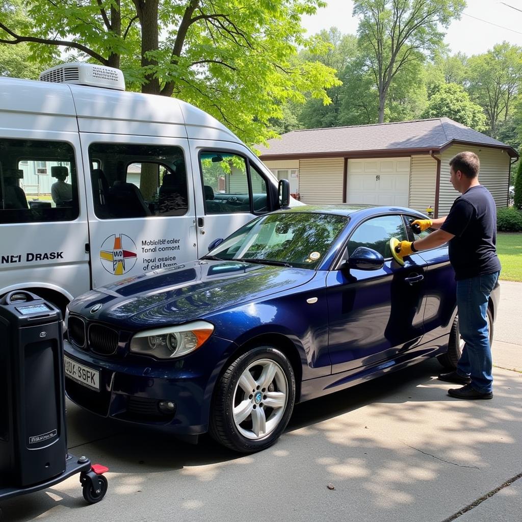 Mobile Car Detailing in Action