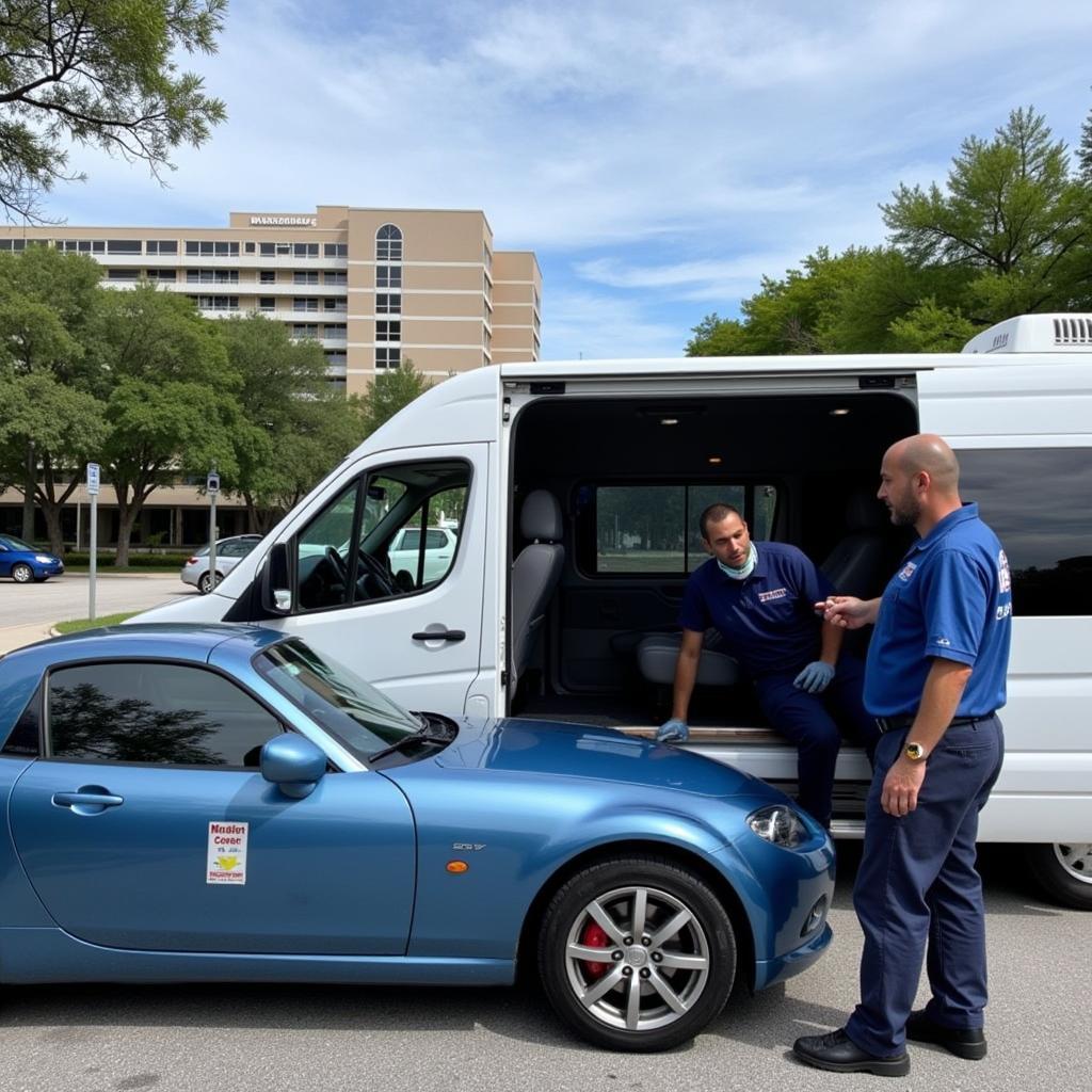 Mobile Car Detailing at Moffitt Cancer Center