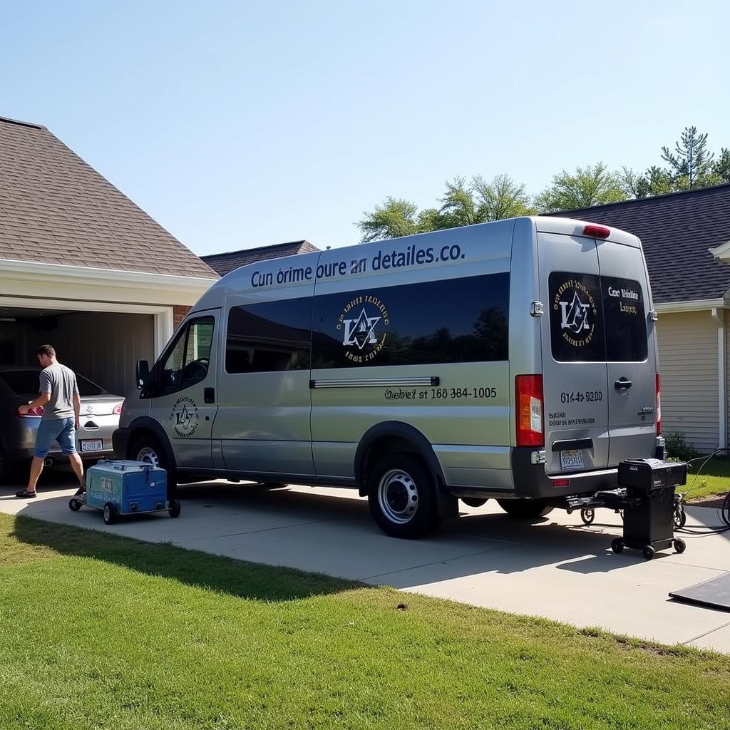 Mobile Car Detailing Service in Action