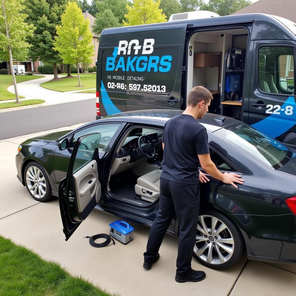 Mobile Car Detailing Service at Client's Home