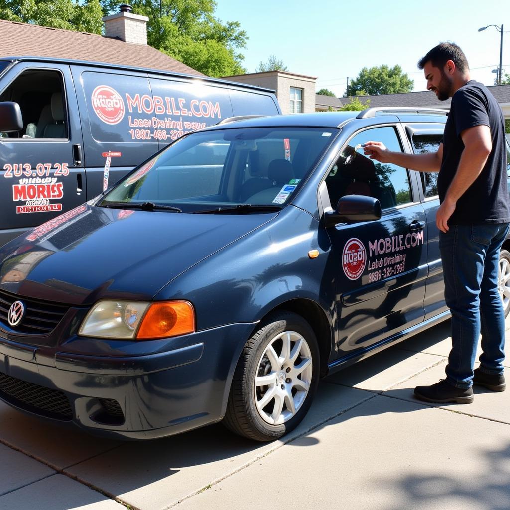 Mobile Car Detailing Service in Action