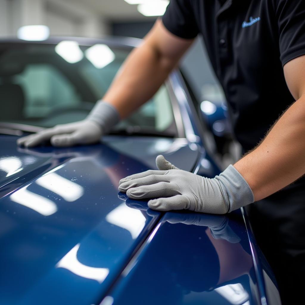 Mobile Car Detailing Specialist at Work