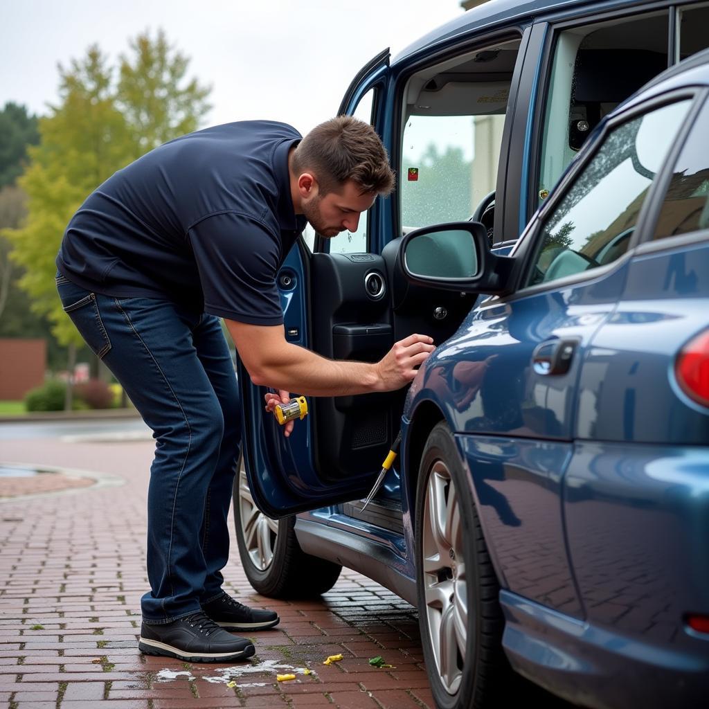 Mobile Detailer at Work