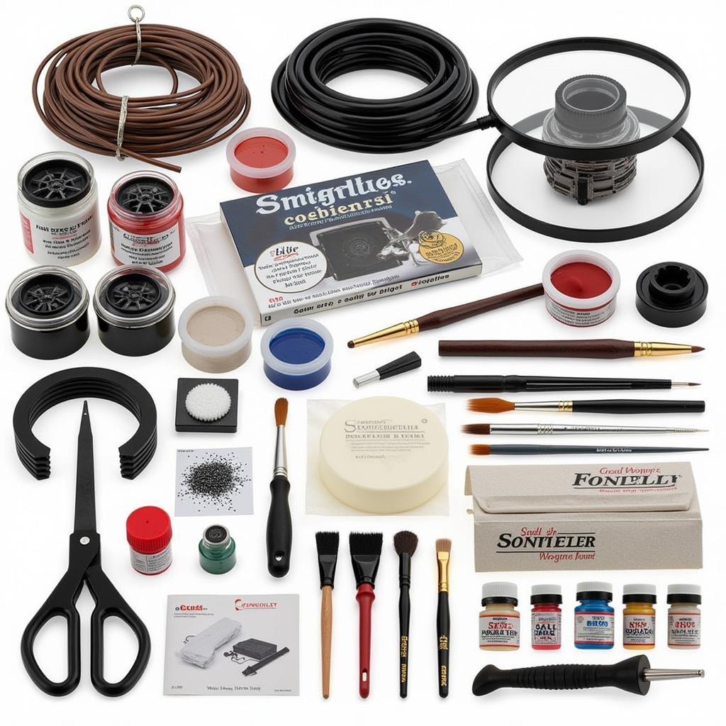 Tools and Materials for Detailing Model Car Engines