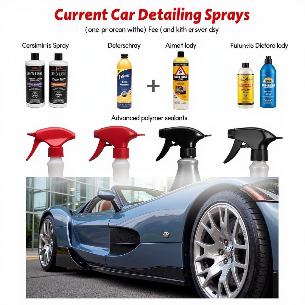 Modern Car Detailing Sprays