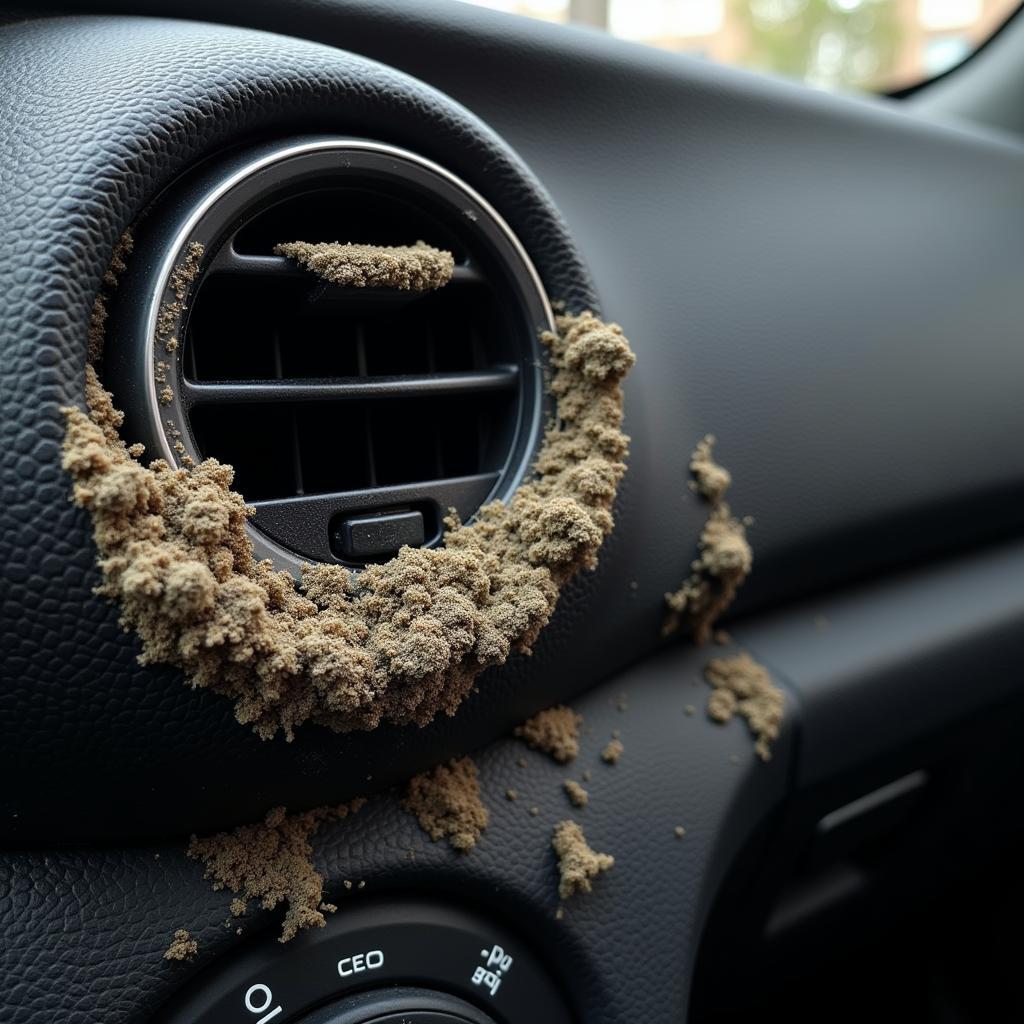 Mold Growth in Car Vent