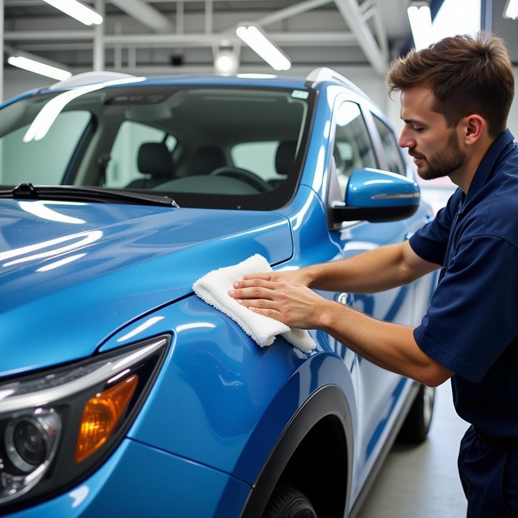 New Car Dealership Detailing Process