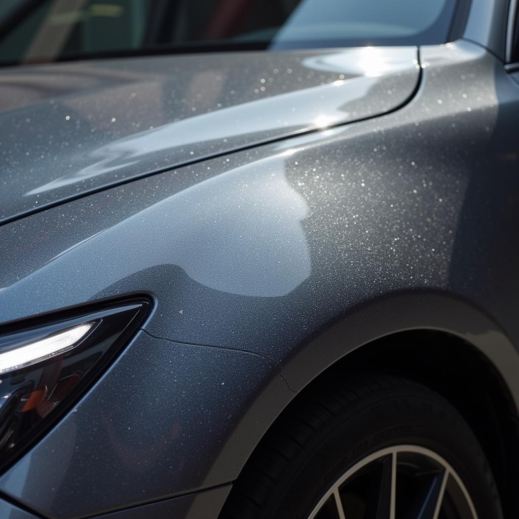 Swirl Marks on a New Car's Paint