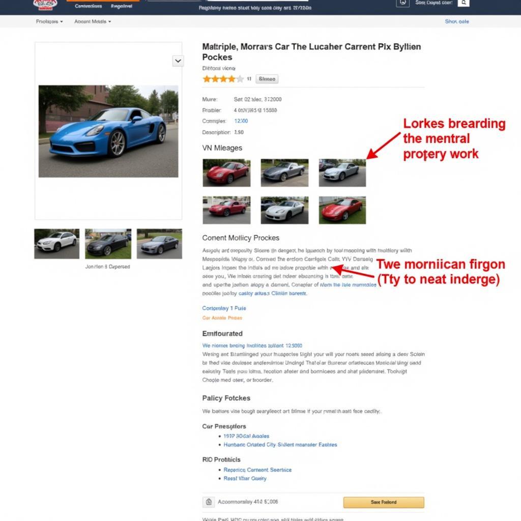 Accurate Car Details for Online Listings