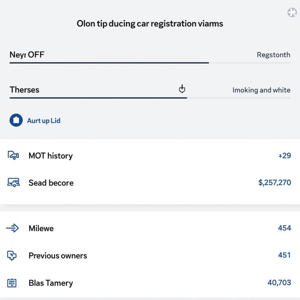 Online Vehicle Check Service Screenshot