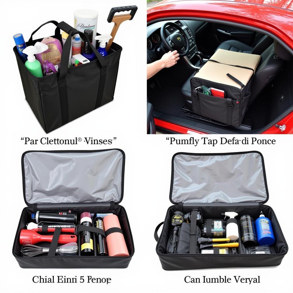 Organized Car Detailing Kit