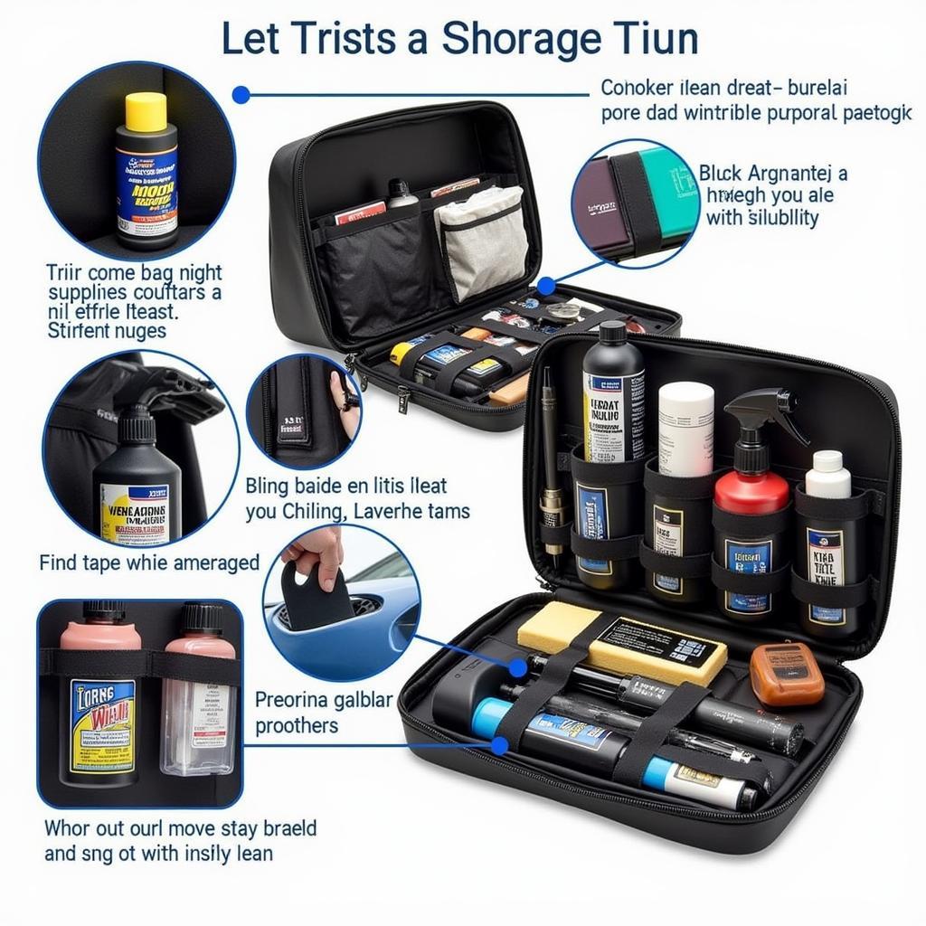 Organized Car Detailing Kit Bag