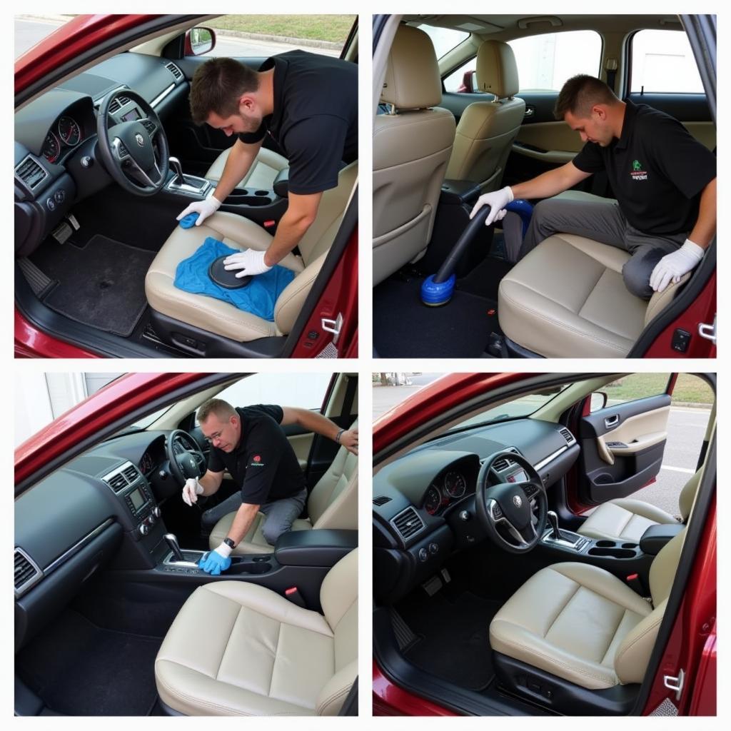 Interior car detailing services in Overland Park