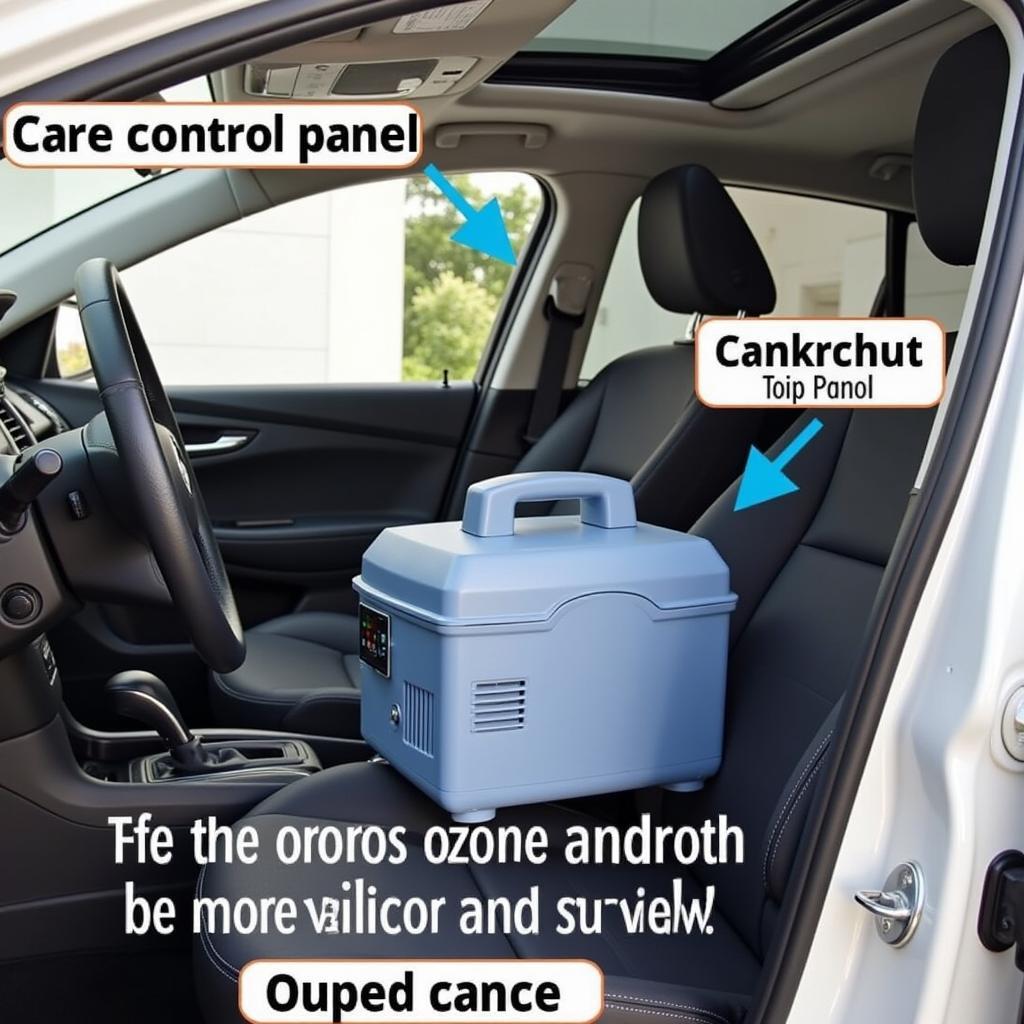 Ozone Generator in Car Interior