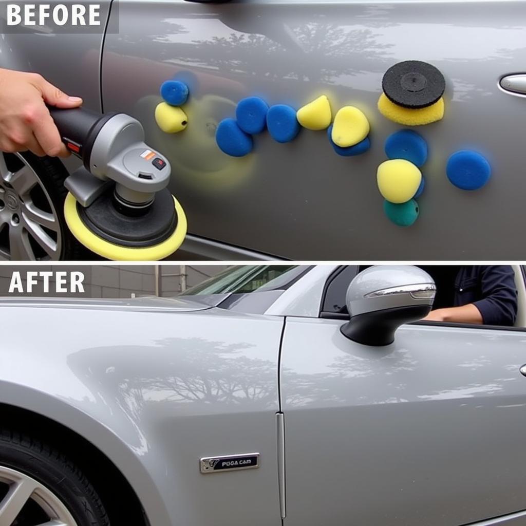 Polishing Car Paint to Remove Swirl Marks and Scratches