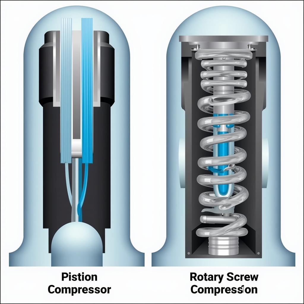 Piston vs. Rotary Screw Compressor