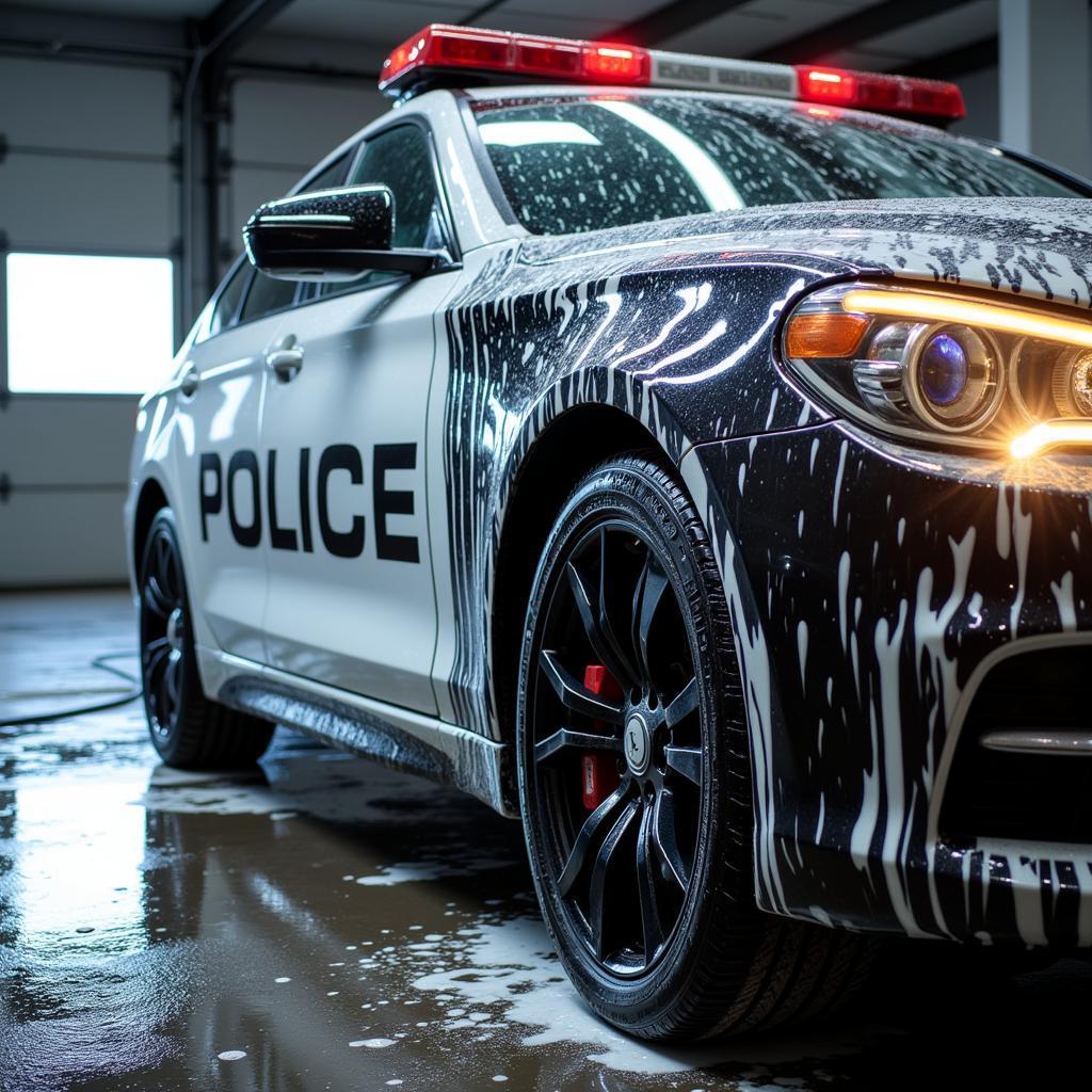 Police Car Detailing: Exterior Wash