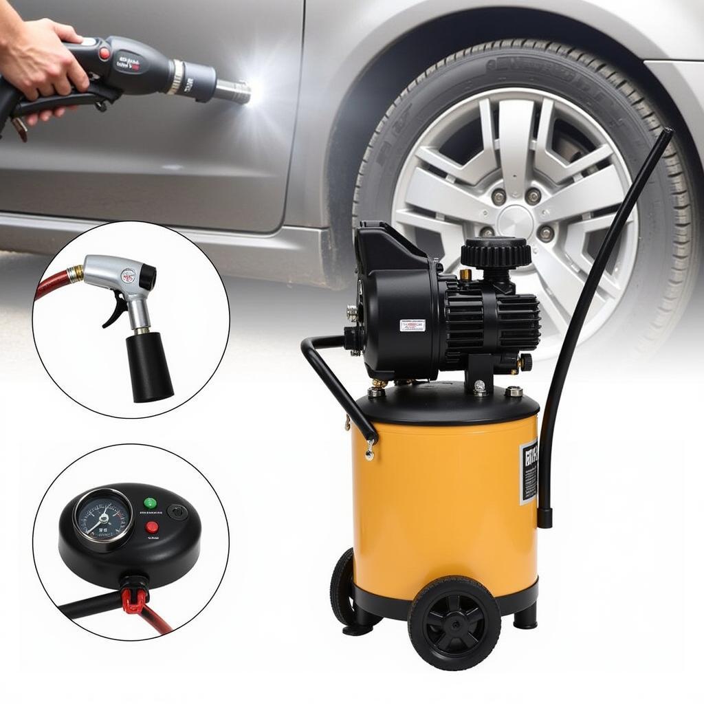 Portable Air Compressor for Car Detailing