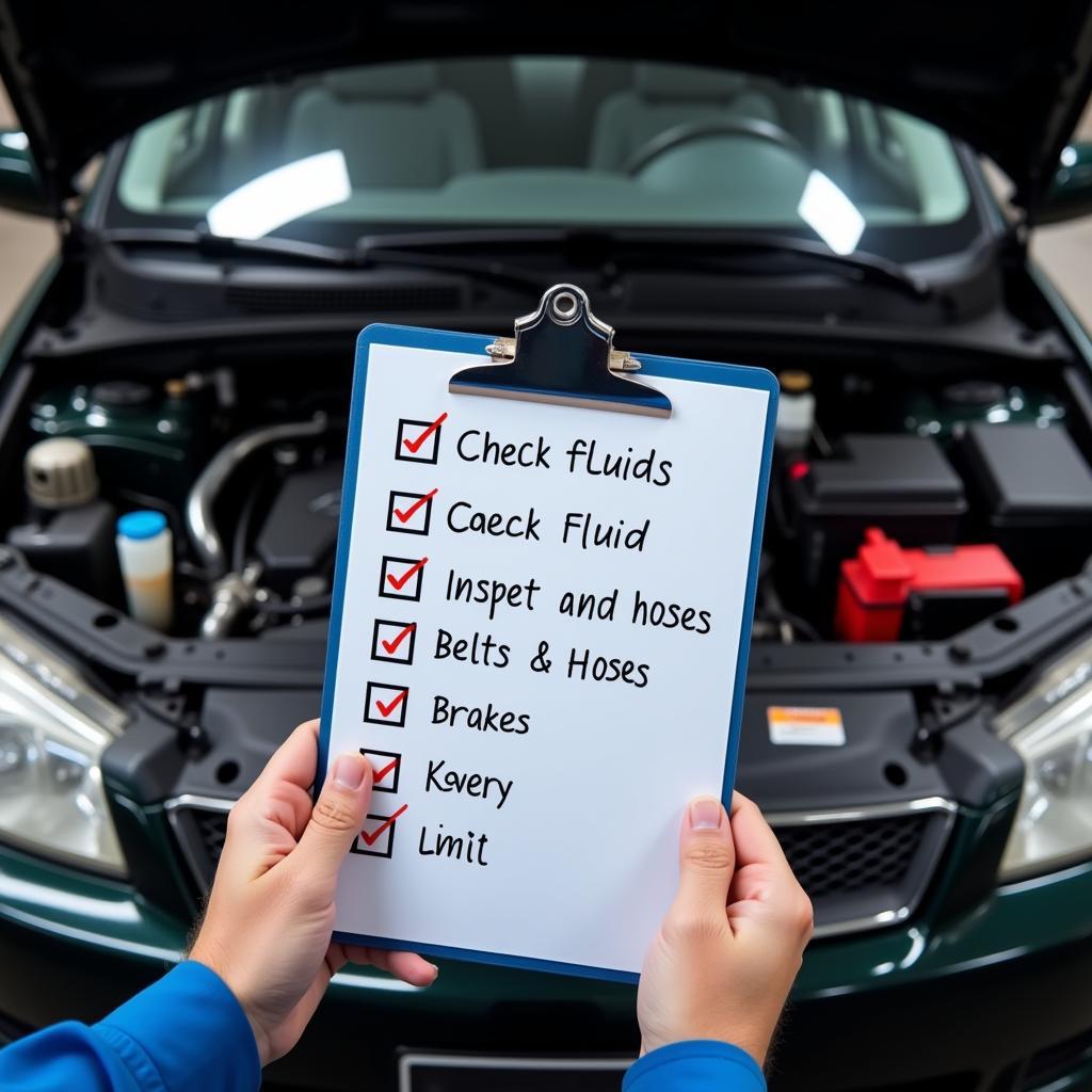 Pre-Purchase Inspection Checklist:  A detailed checklist to use when inspecting a used car before purchase.