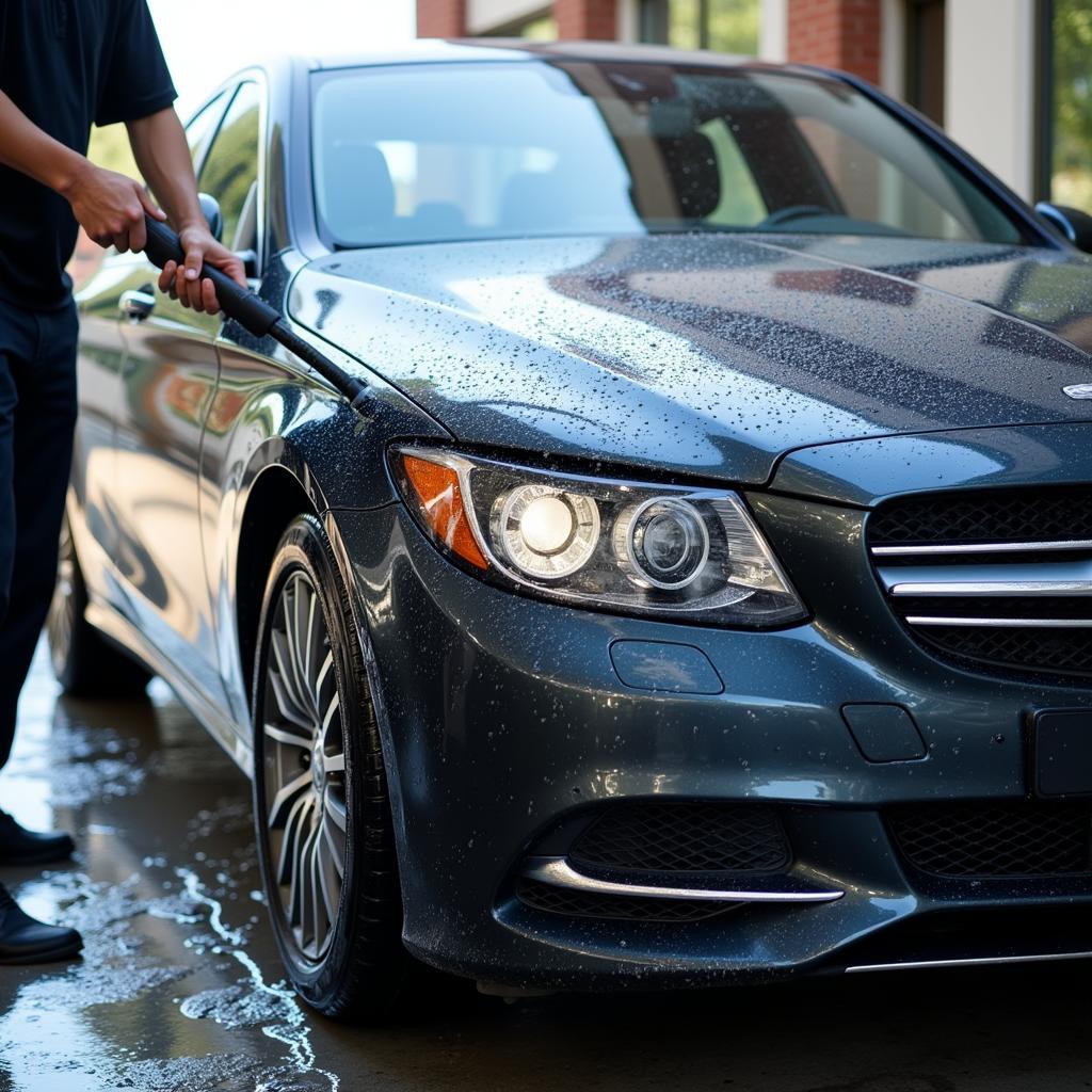 Pre-washing a Car Before Detailing