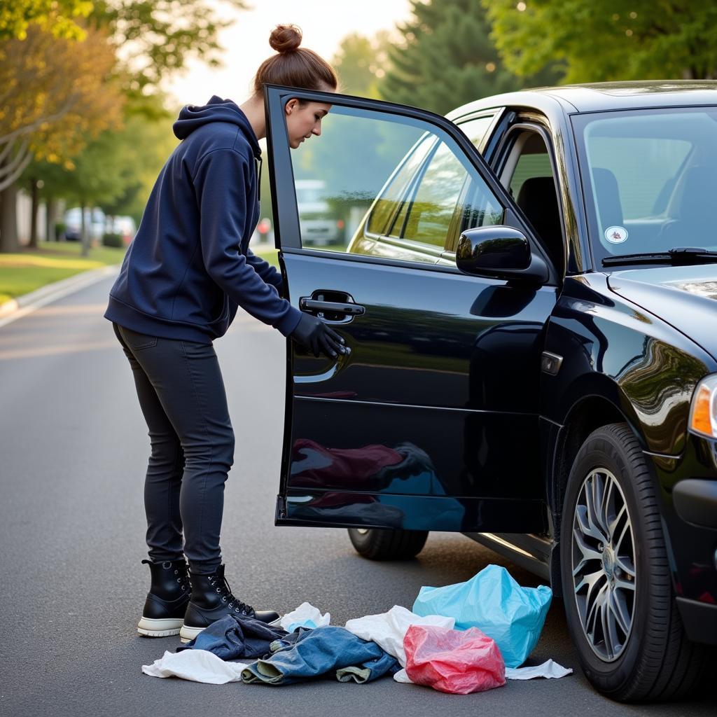 Preparing Car for Detailing