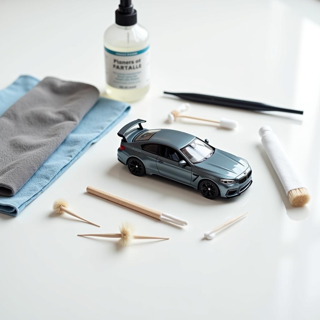 Preparing Model Car for Detailing