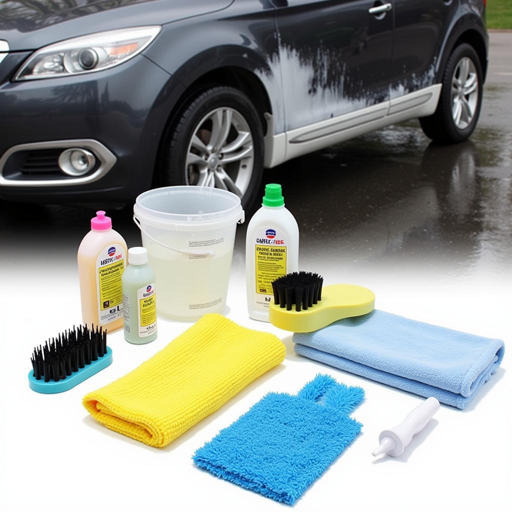 Gathering Car Detailing Supplies