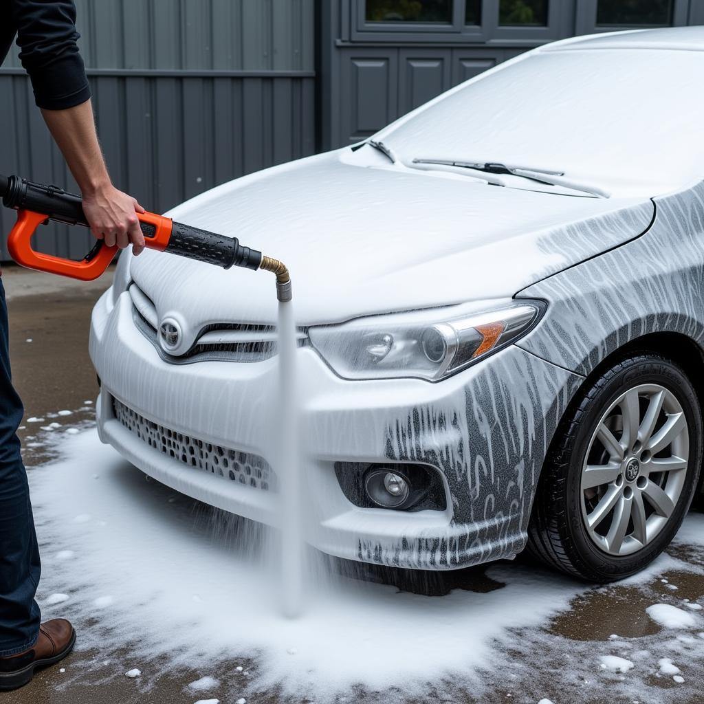 Pressure Washer and Foam Cannon Car Wash