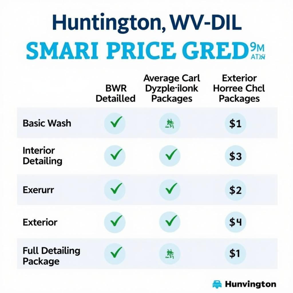 Price Range of Car Detailing in Huntington, WV