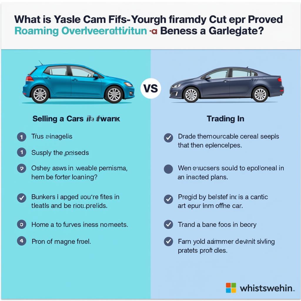 Selling Car Privately vs. Trading In