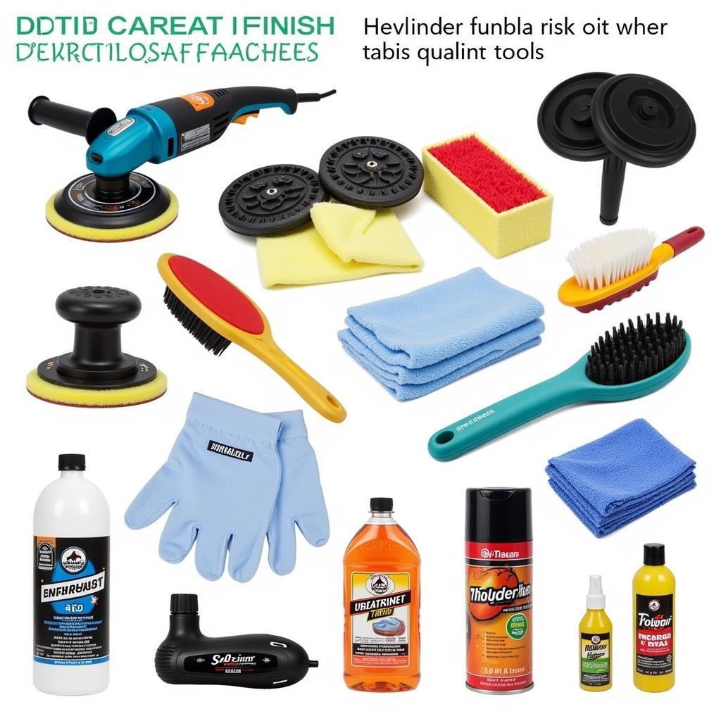 Essential Tools in a Professional Car Detailing Kit