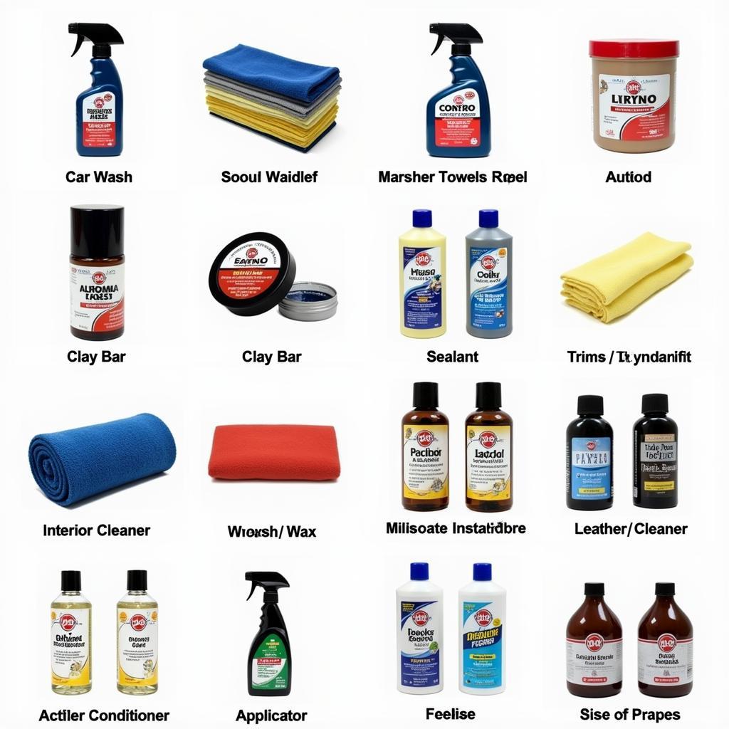 Essential Products for Professional Car Detailing