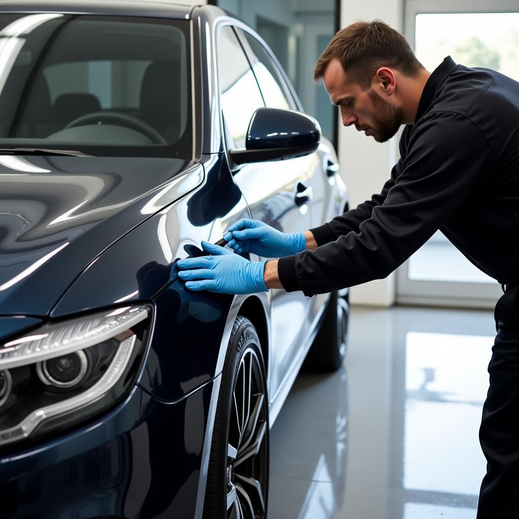 Professional Car Detailing Services in Action