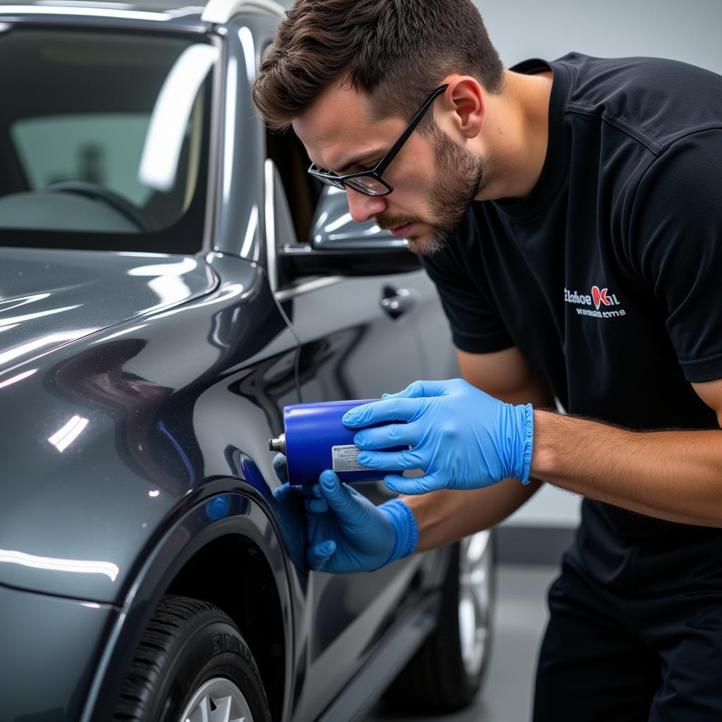 Professional Car Detailing Services in Action