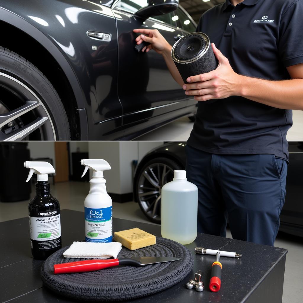 Professional Car Detailing Services in Action