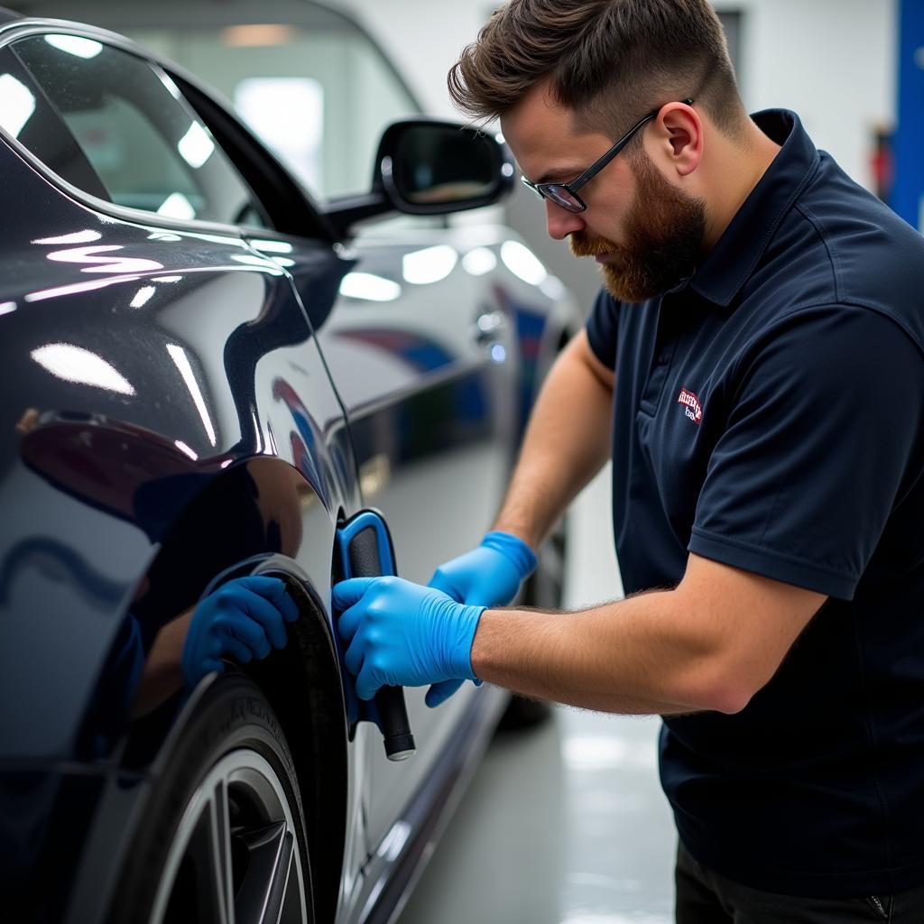 Professional Car Detailing Services In Action