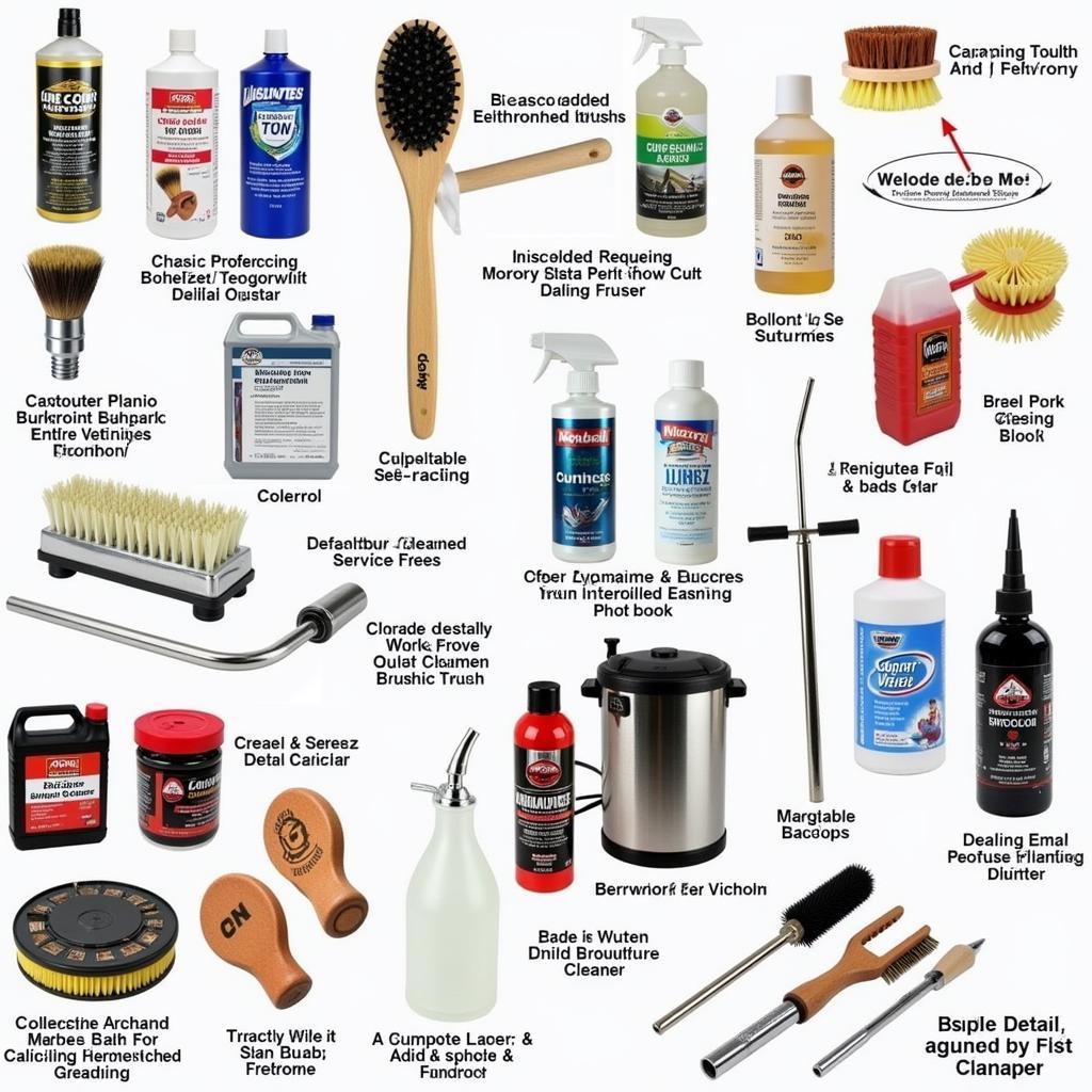 Professional Car Detailing Tools and Equipment