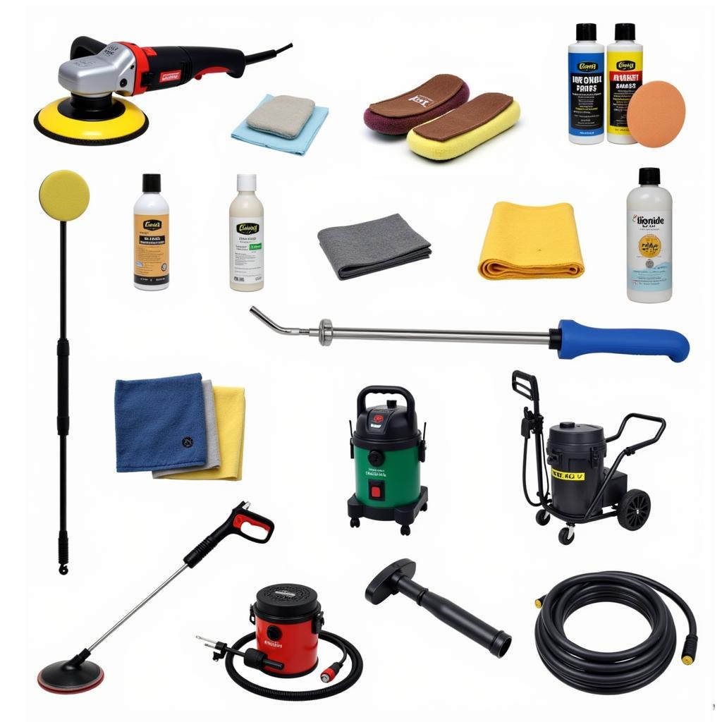 Professional Car Detailing Tools and Equipment