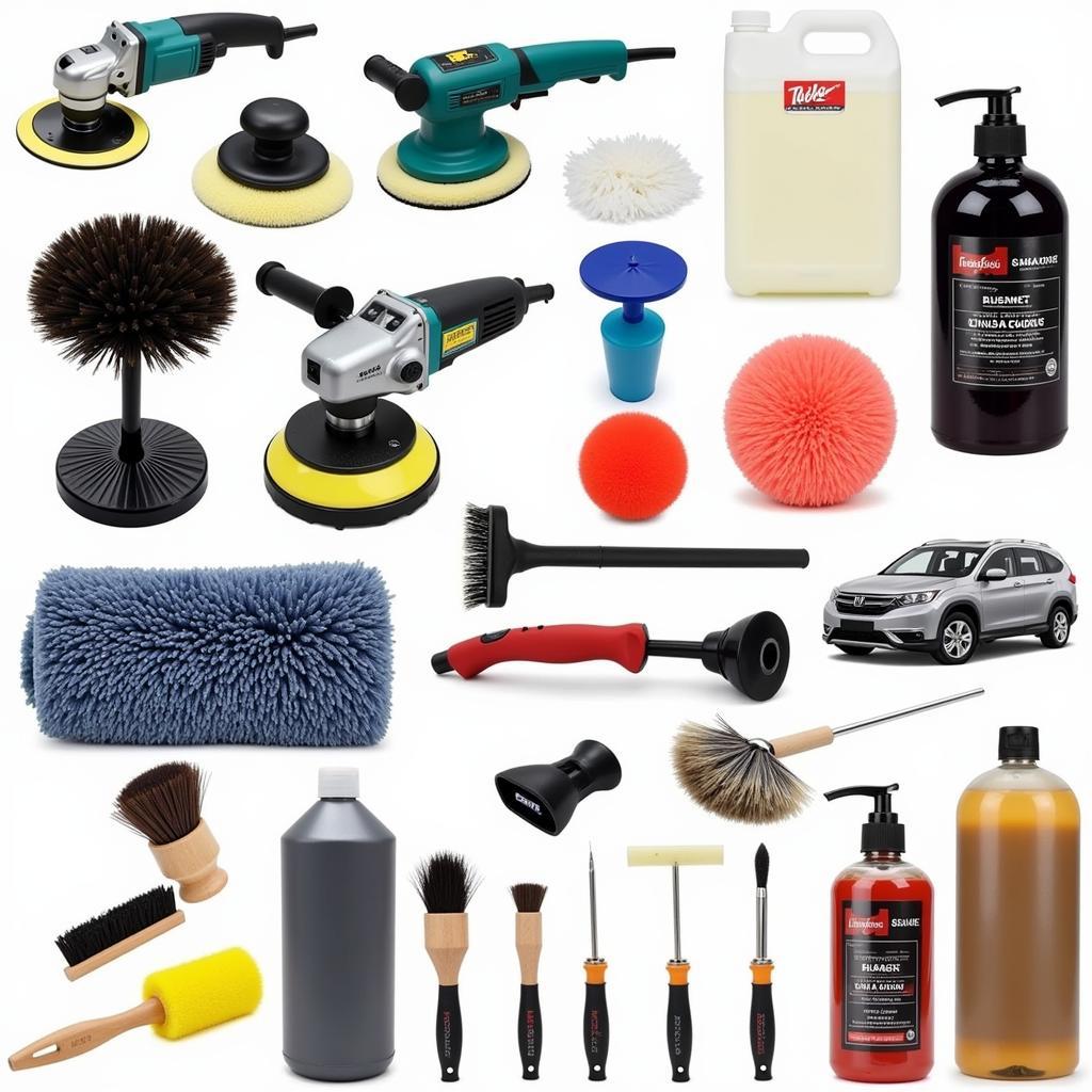 Professional Car Detailing Tools and Equipment