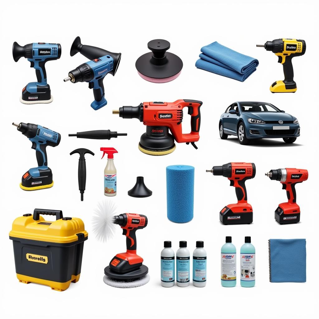 Professional Car Detailing Tools and Equipment