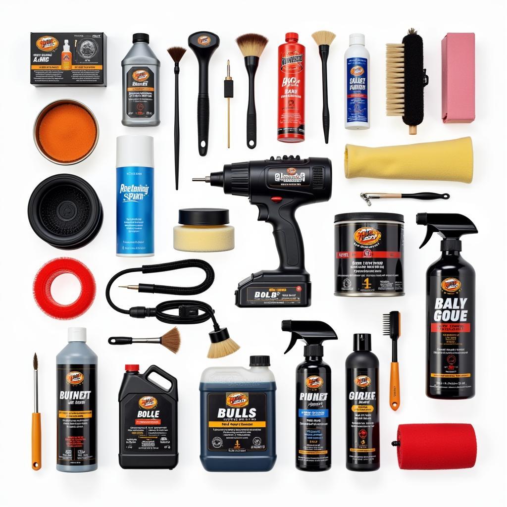 Professional Car Detailing Tools and Products