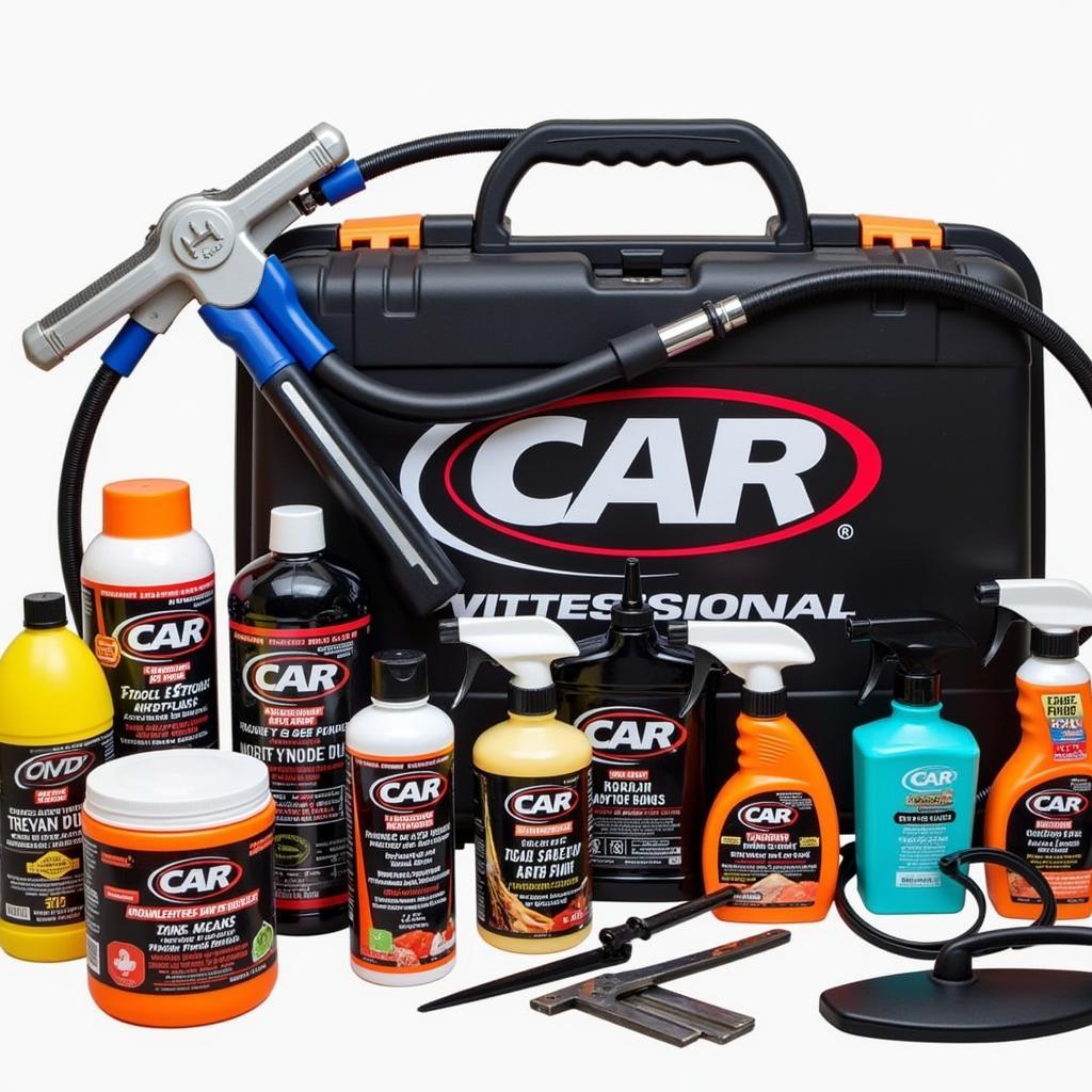 Professional Car Detailing Tools and Products