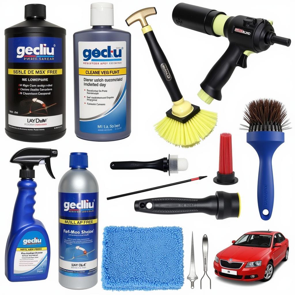 Professional Car Detailing Tools and Products