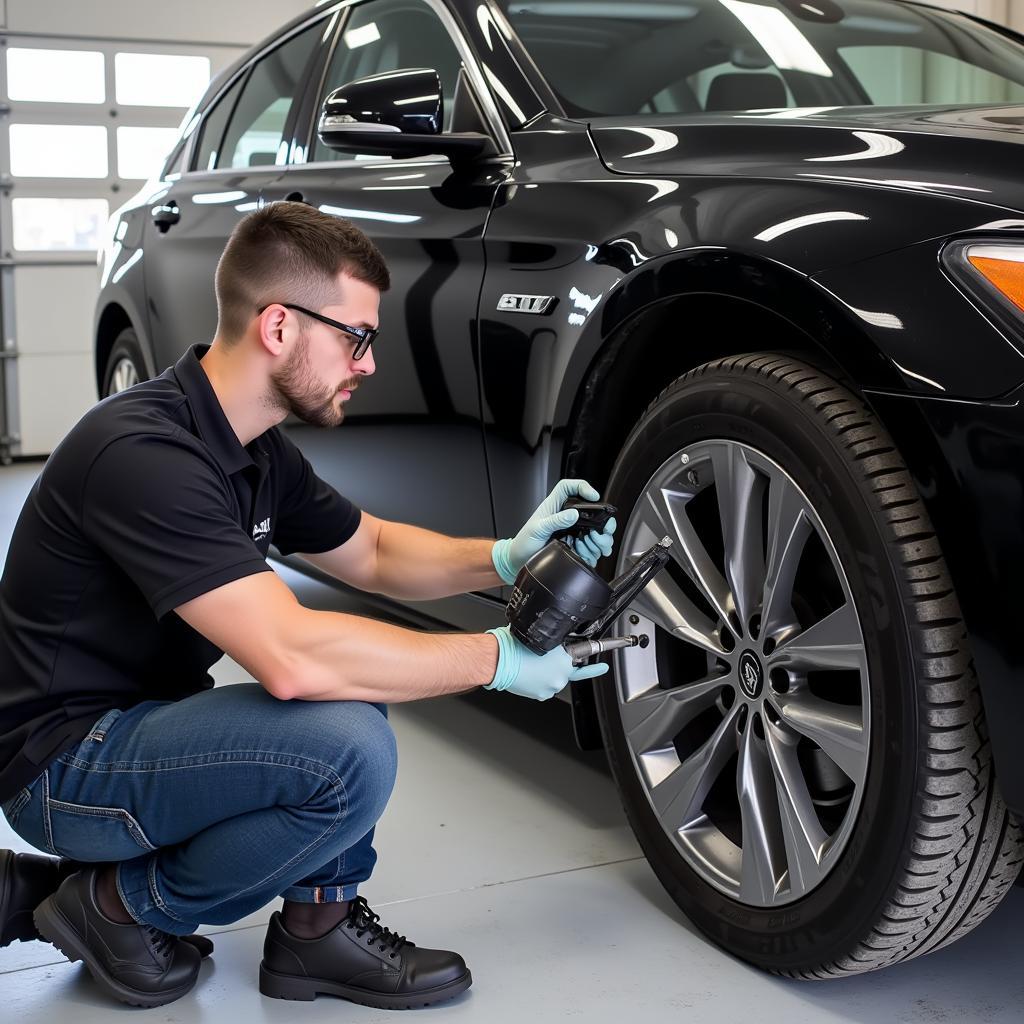 Professional Car Underbody Detailing Process