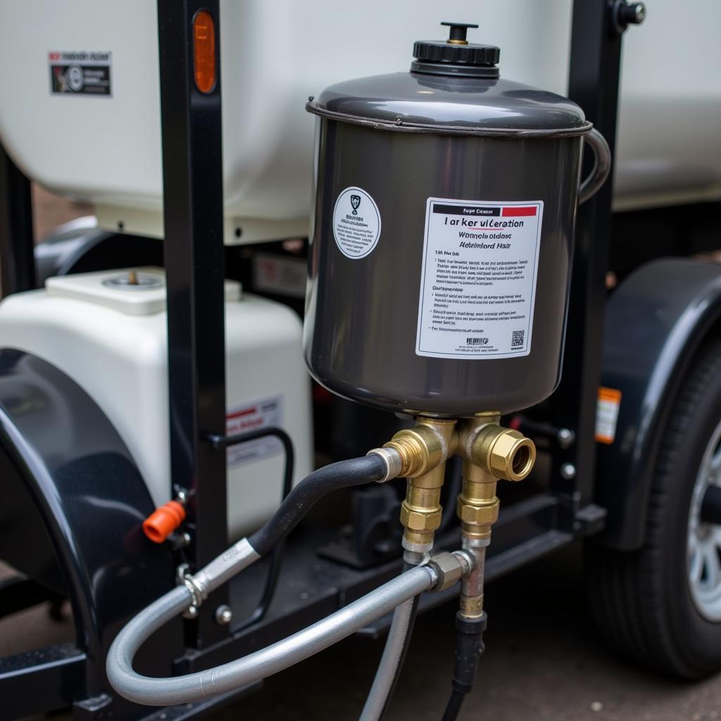 Propane-Powered Water Heater for Mobile Detailing