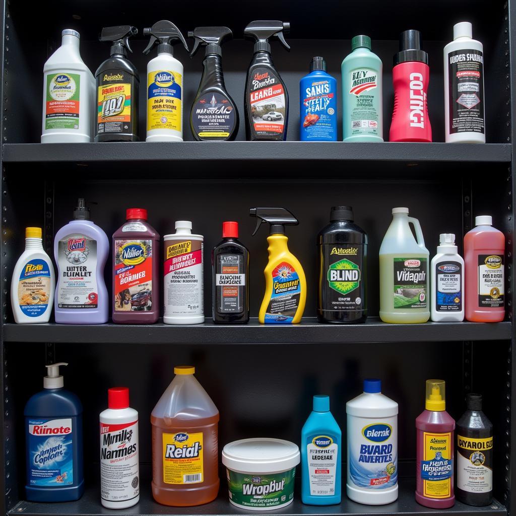 Proper Car Detailing Product Storage Tips